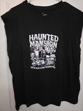 NWT Haunted Mansion Graphic Tank Top